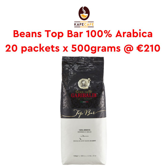 Picture of TOP BAR COFFEE BEANS X 20 PKT X 500GRAMS. 100% ARABICA